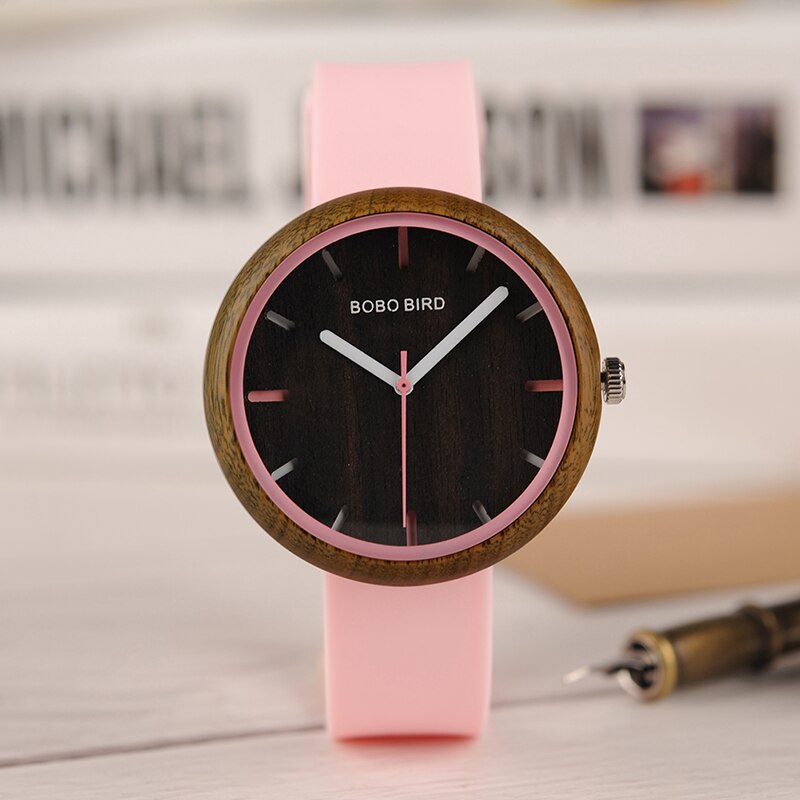 Women's Round Shaped Silicone Watch
