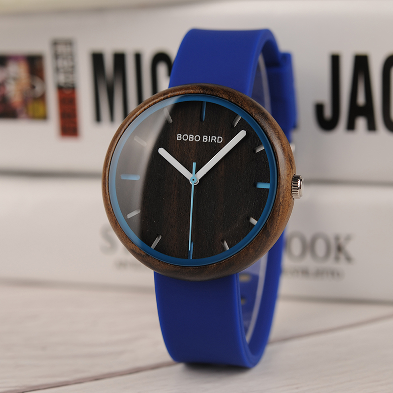 Women's Round Shaped Silicone Watch