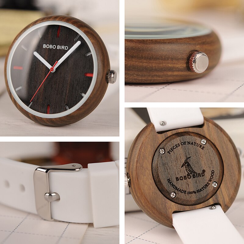 Women's Round Shaped Silicone Watch