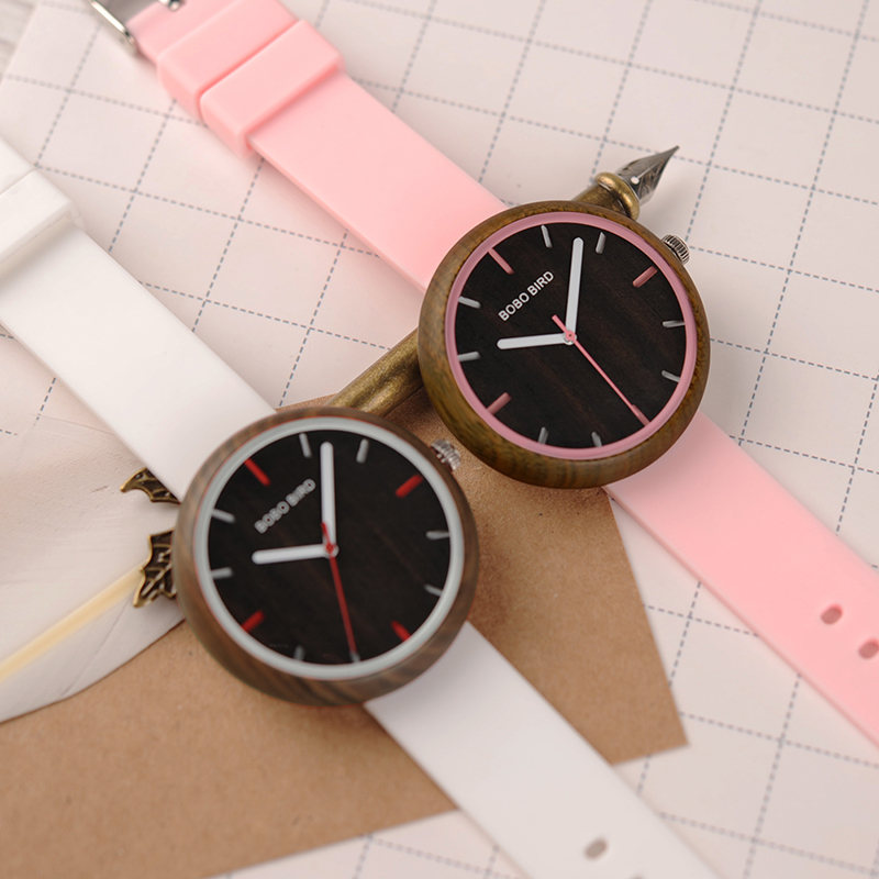 Women's Round Shaped Silicone Watch