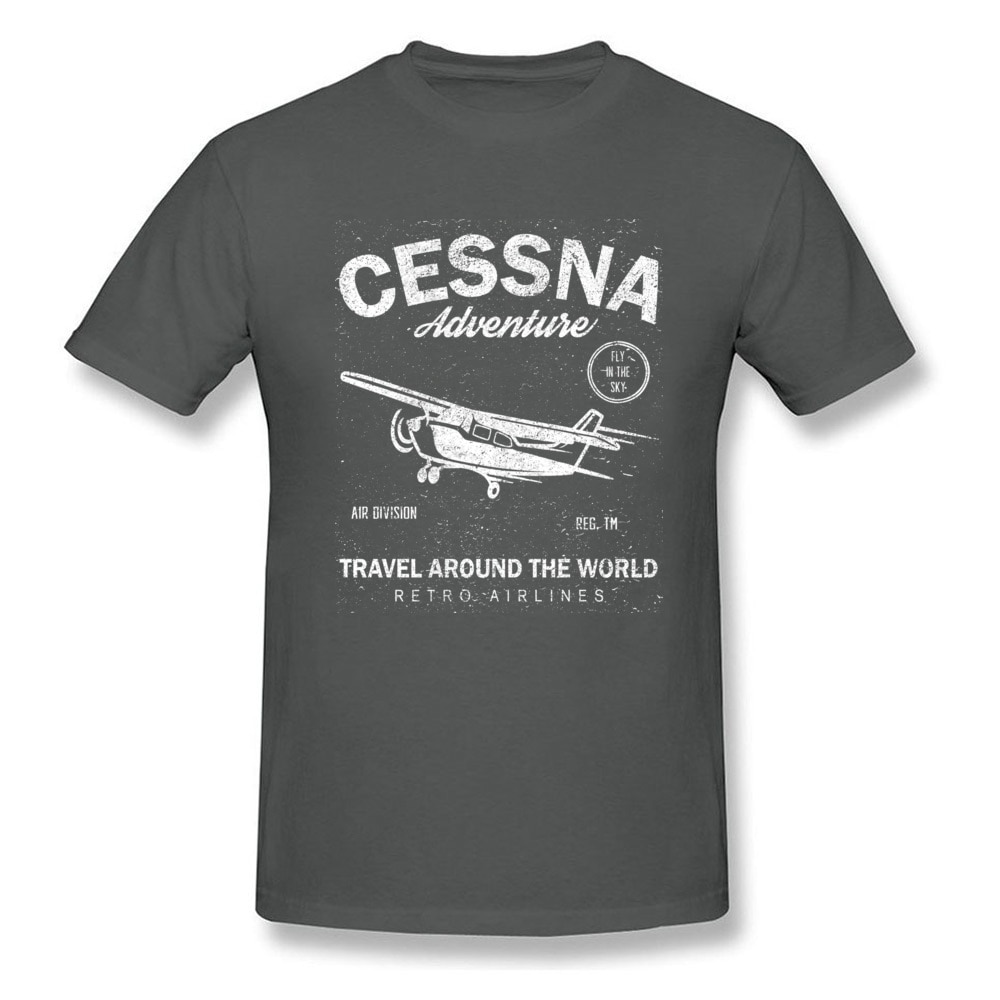 Men's Aviation Style Cotton T-Shirt
