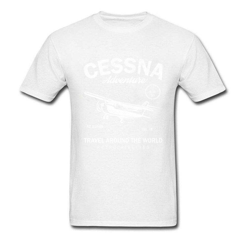 Men's Aviation Style Cotton T-Shirt