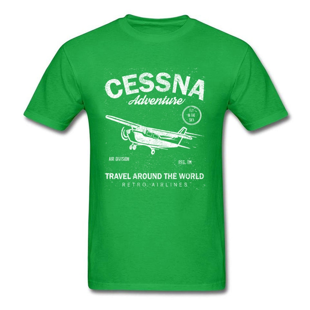 Men's Aviation Style Cotton T-Shirt