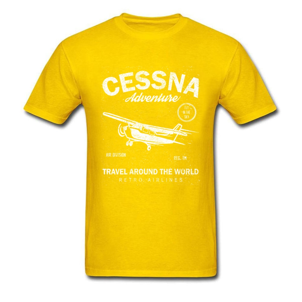 Men's Aviation Style Cotton T-Shirt