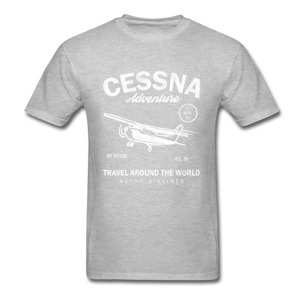 Men's Aviation Style Cotton T-Shirt