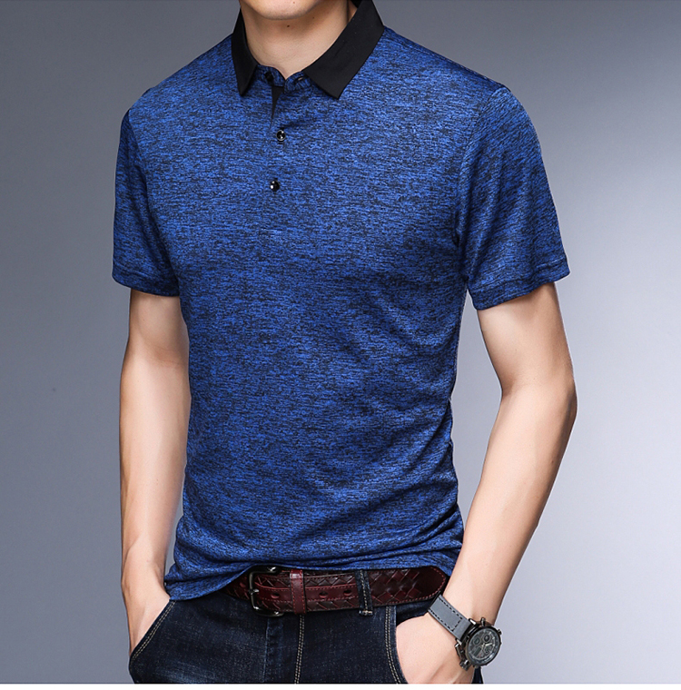 Men's Melange Color Polo