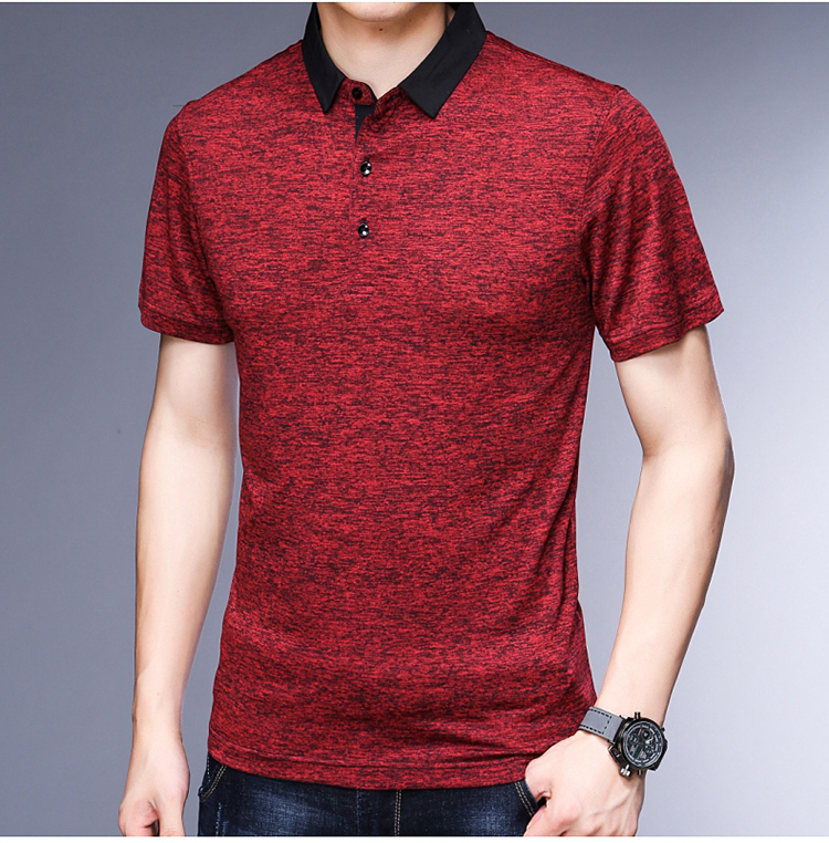 Men's Melange Color Polo