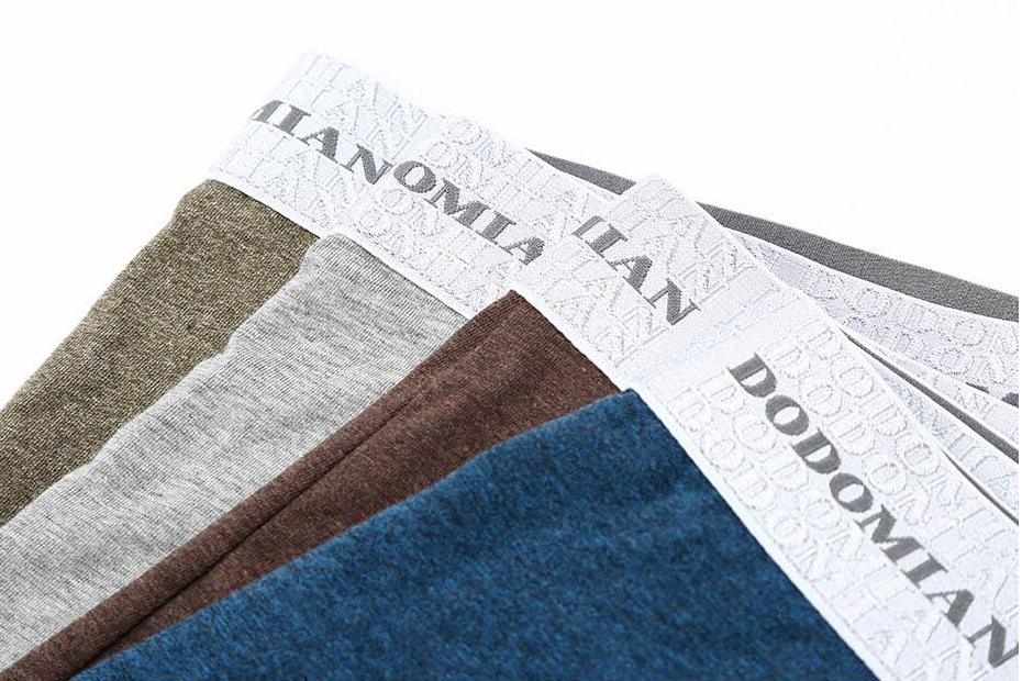 Men's Elastic Boxers Set 4 pcs