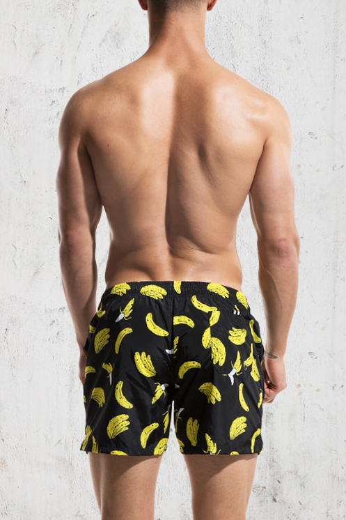 Men's Banana Printed Swimming Briefs Men's Banana Printed Swimming Briefs