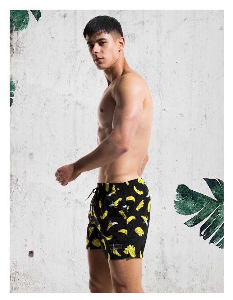Men's Banana Printed Swimming Briefs Men's Banana Printed Swimming Briefs