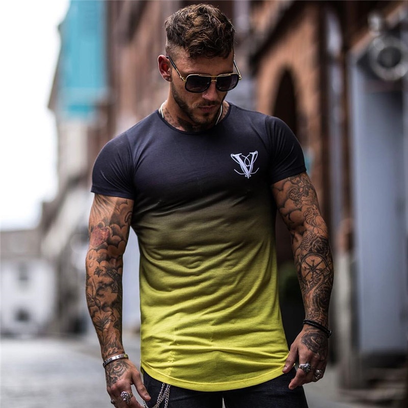 Men's Gradient Sports T-Shirt