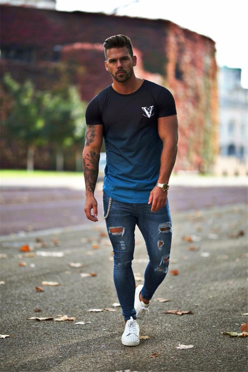 Men's Gradient Sports T-Shirt