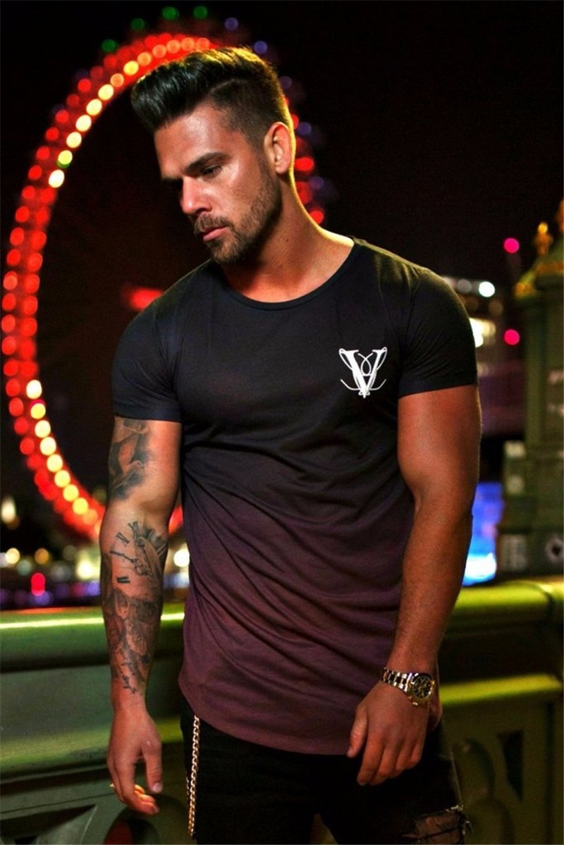 Men's Gradient Sports T-Shirt