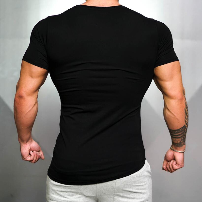 Polyester / Cotton Men's T-Shirt for Gym Polyester / Cotton Men's T-Shirt for Gym