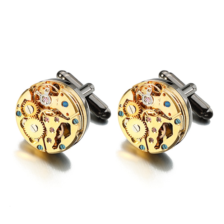 Men's Multicoloured Stainless Steel Cufflinks Men's Multicoloured Stainless Steel Cufflinks