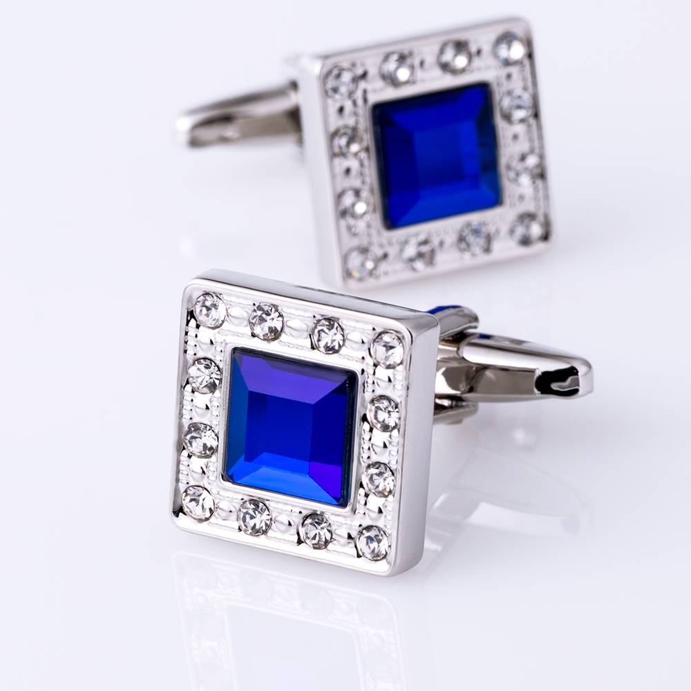 Men's Square Crystal Cufflinks Men's Square Crystal Cufflinks