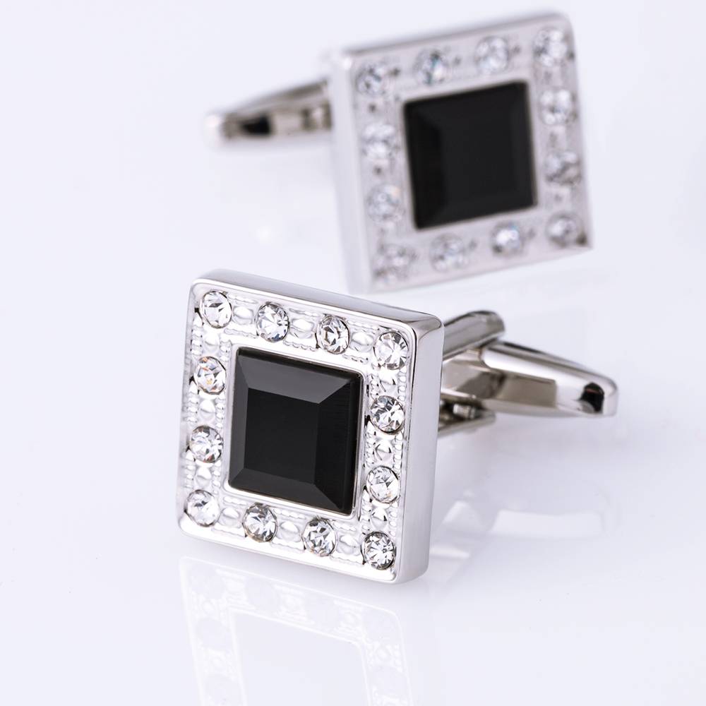 Men's Square Crystal Cufflinks Men's Square Crystal Cufflinks