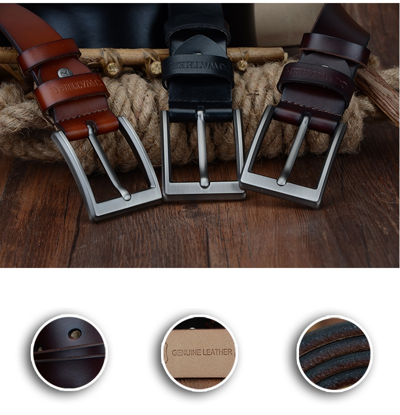 Men's Casual Style Belt with Pin Buckle Men's Casual Style Belt with Pin Buckle