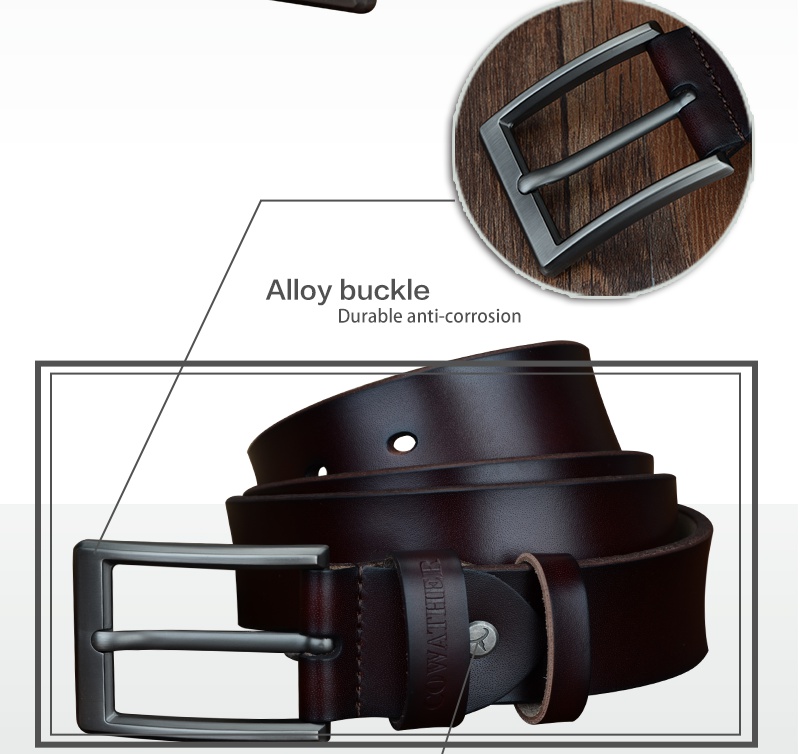 Men's Casual Style Belt with Pin Buckle Men's Casual Style Belt with Pin Buckle