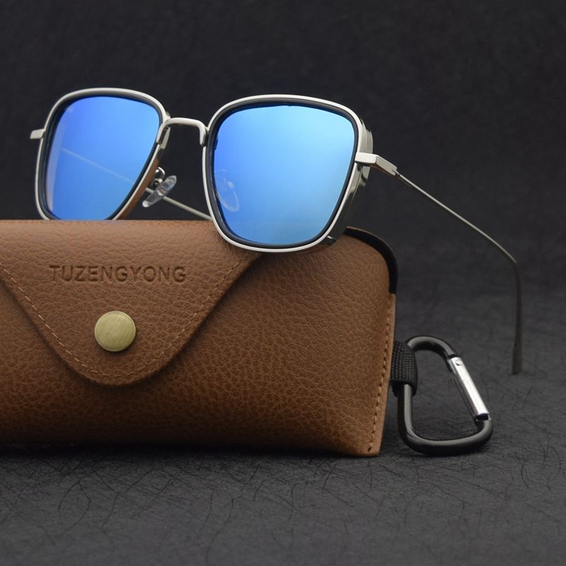 Men's Vintage Metal Frame Sunglasses