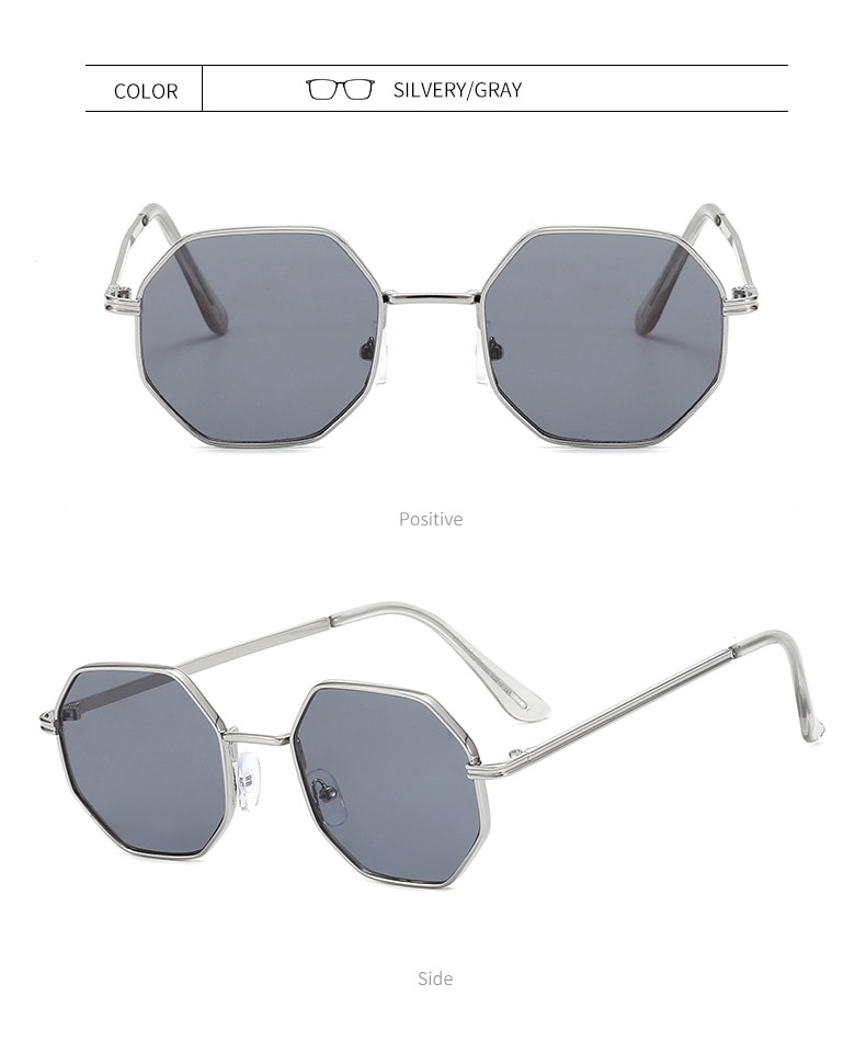 Men's Polygon Shaped Sunglasses Men's Polygon Shaped Sunglasses