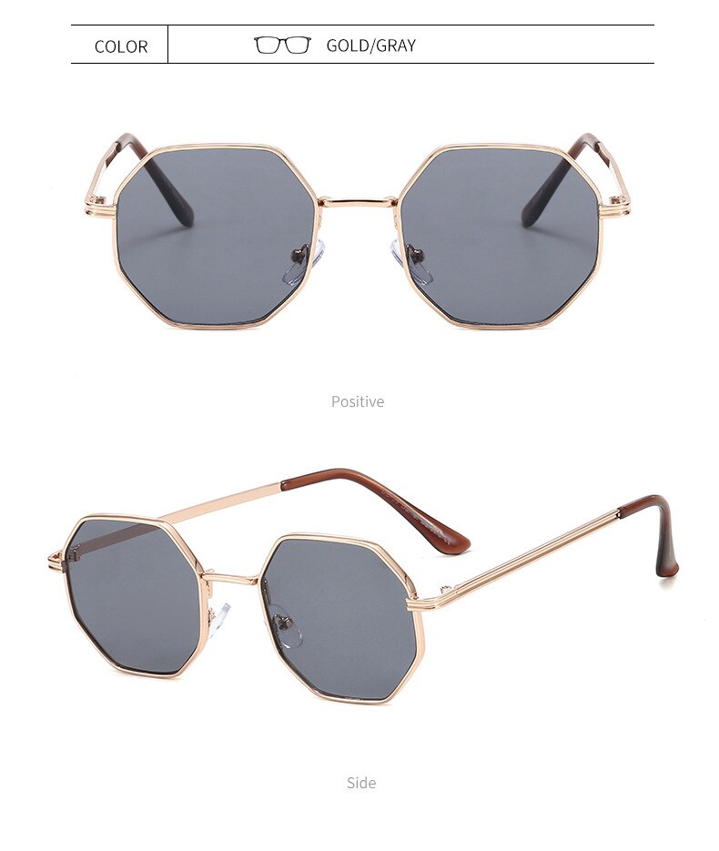 Men's Polygon Shaped Sunglasses Men's Polygon Shaped Sunglasses