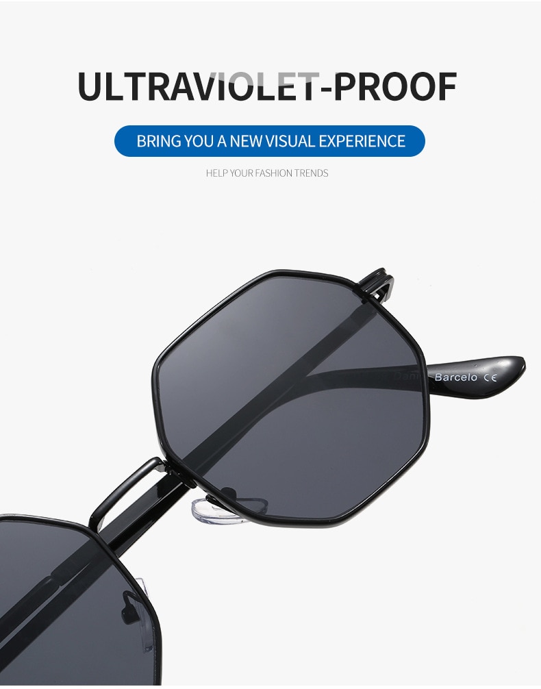 Men's Polygon Shaped Sunglasses Men's Polygon Shaped Sunglasses