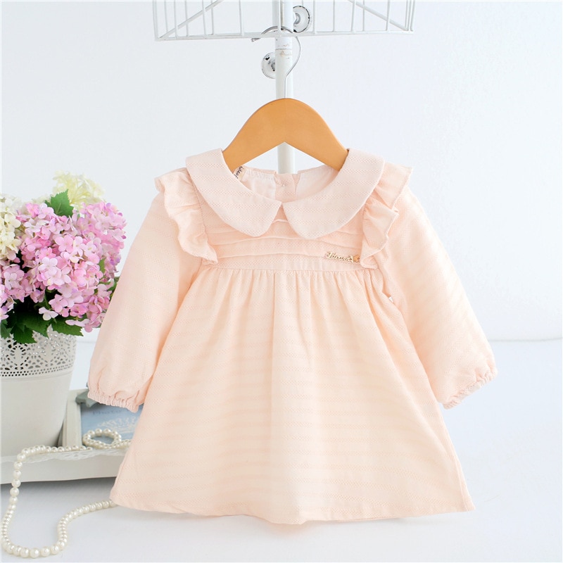A-Line Baby Dress with Peter Pan Collar