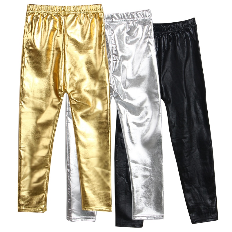 Girl's Warm Slim Leggings with Elastic Waist