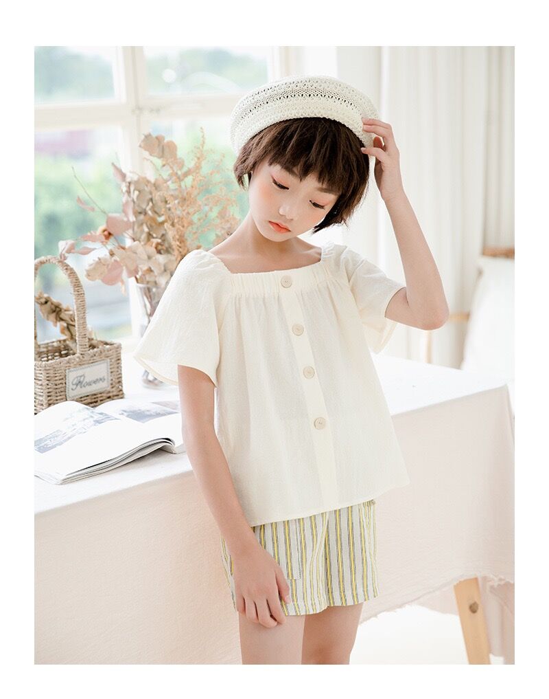 Girls Vintage Summer Top