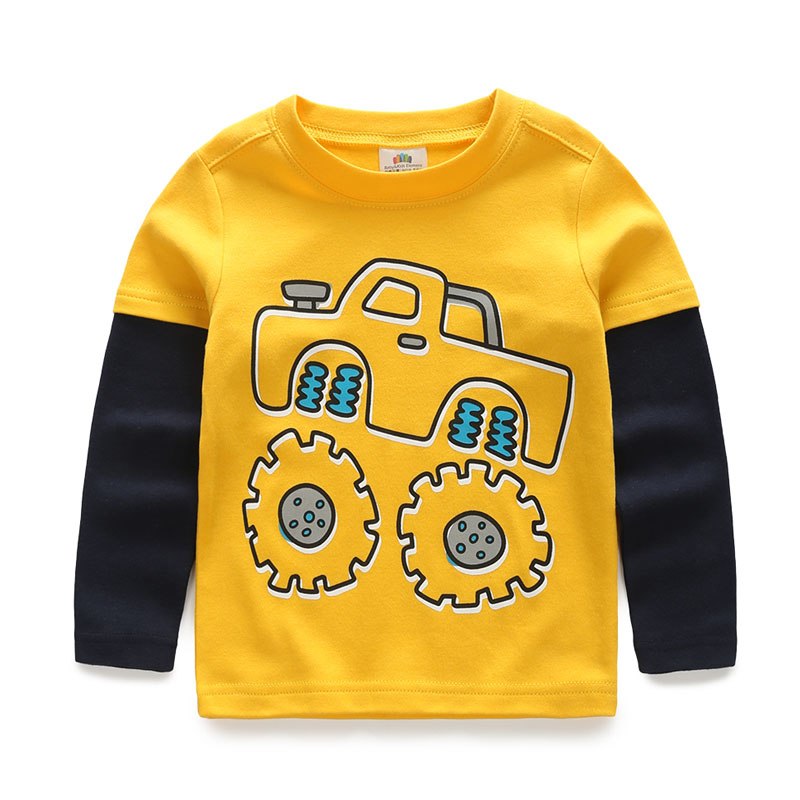 Fashion Cutely Designed Boy's Long-Sleeved Tee