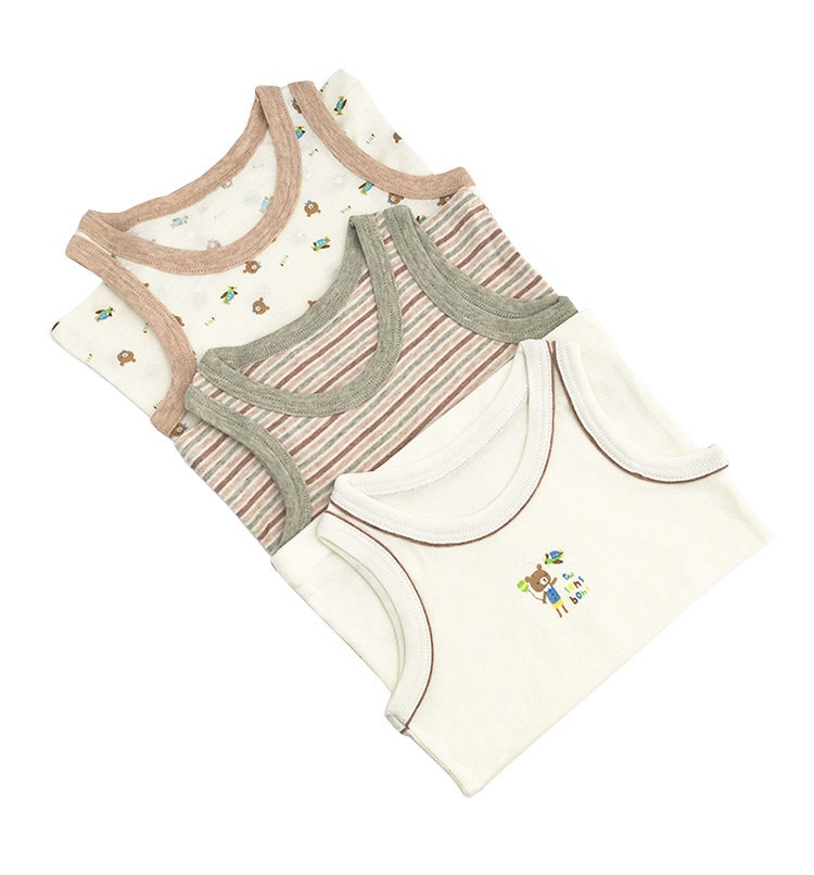 Sleeveless T-shirts for Boys 3 Pcs Set