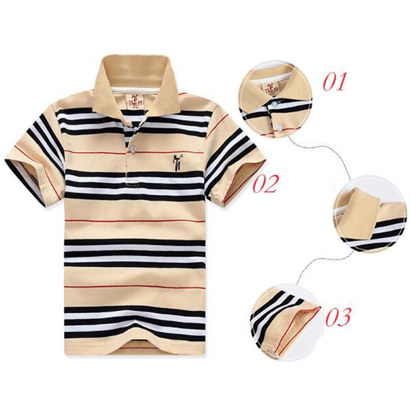 Striped Polo For Boys