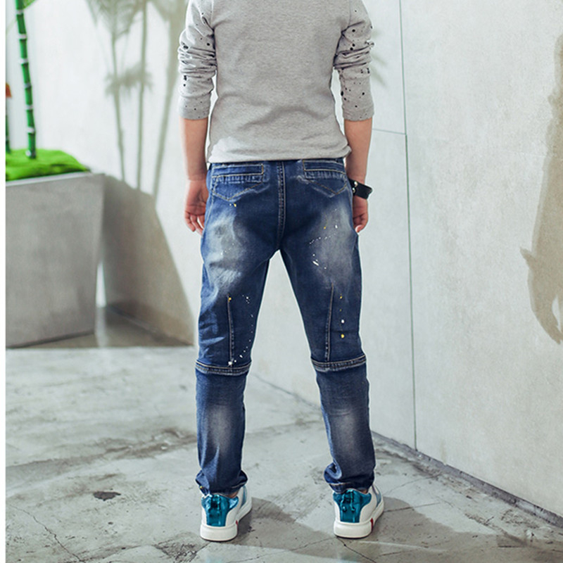 Boy's Fashion Blue Jeans