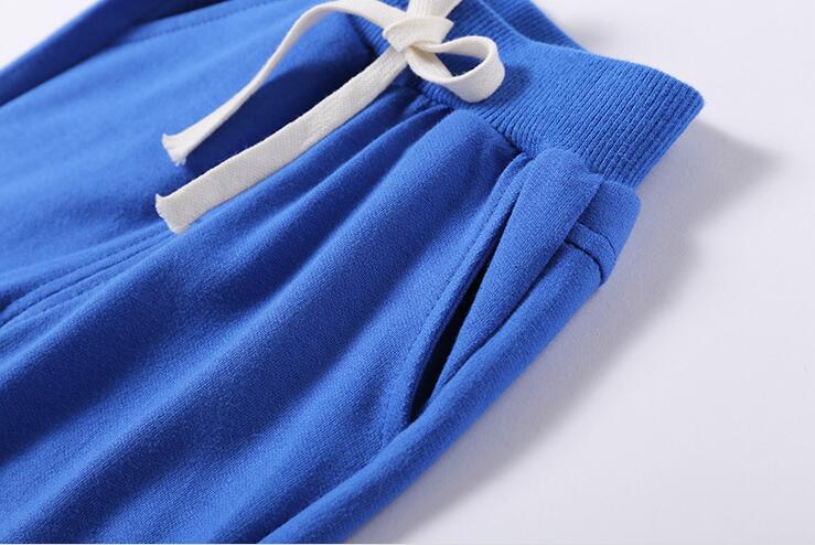 Boys' Plain Cotton Shorts with Drawstring