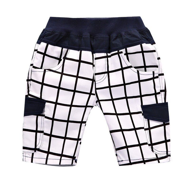 Boys' Loose Printed Shorts with Elastic Waist