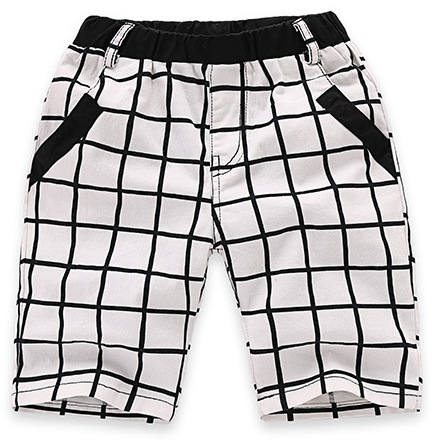 Boys' Loose Printed Shorts with Elastic Waist