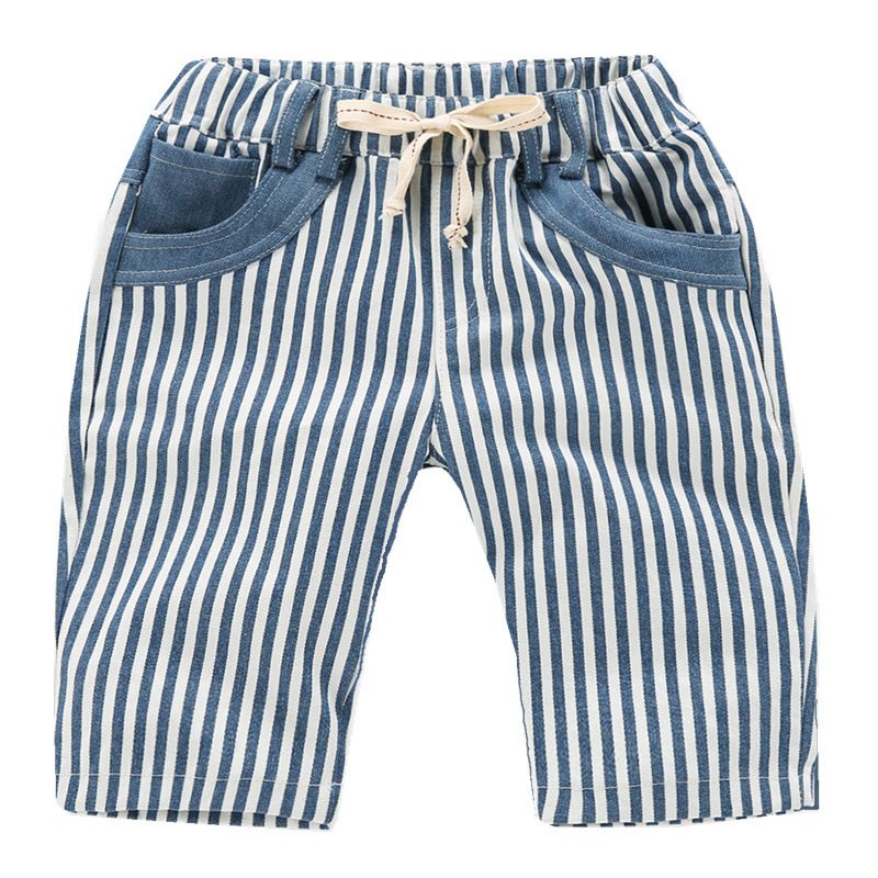 Boys' Loose Printed Shorts with Elastic Waist