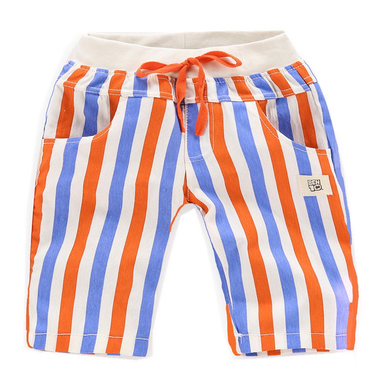Boys' Loose Printed Shorts with Elastic Waist