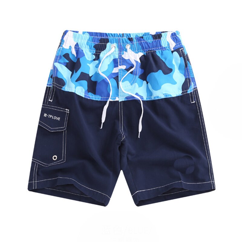Boy's Summer Polyester Shorts with Elastic Waist