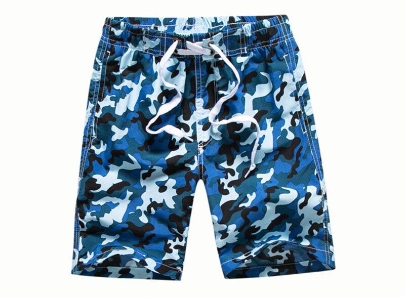 Boy's Summer Polyester Shorts with Elastic Waist