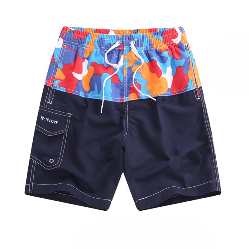 Boy's Summer Polyester Shorts with Elastic Waist