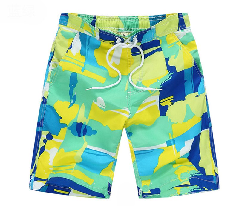 Boy's Summer Polyester Shorts with Elastic Waist