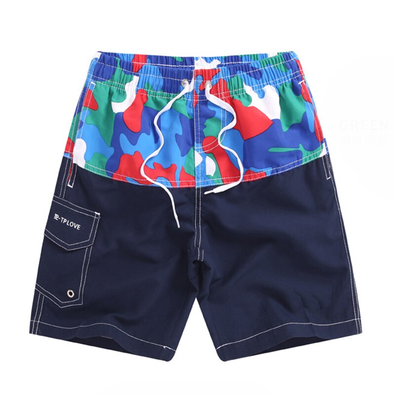 Boy's Summer Polyester Shorts with Elastic Waist