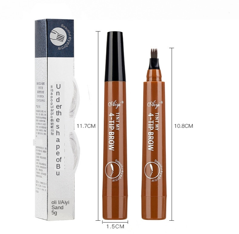 5 Shades Natural Waterproof Eyebrow Pen 5 Shades Natural Waterproof Eyebrow Pen