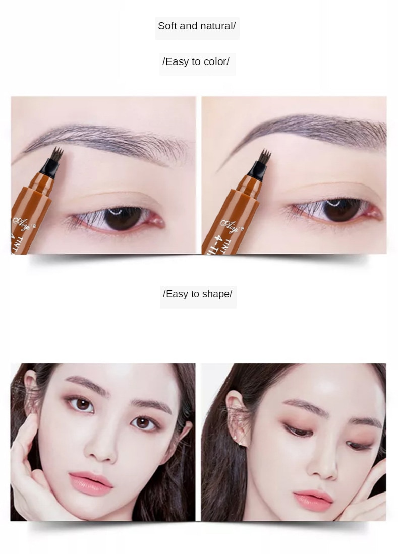 5 Shades Natural Waterproof Eyebrow Pen 5 Shades Natural Waterproof Eyebrow Pen