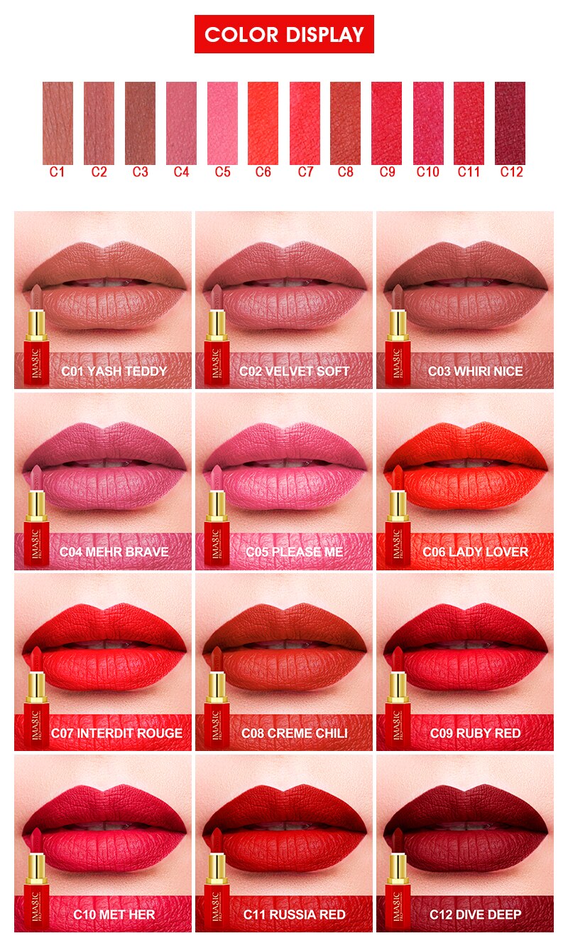 Easy to Wear Matte Lipstick for Makeup