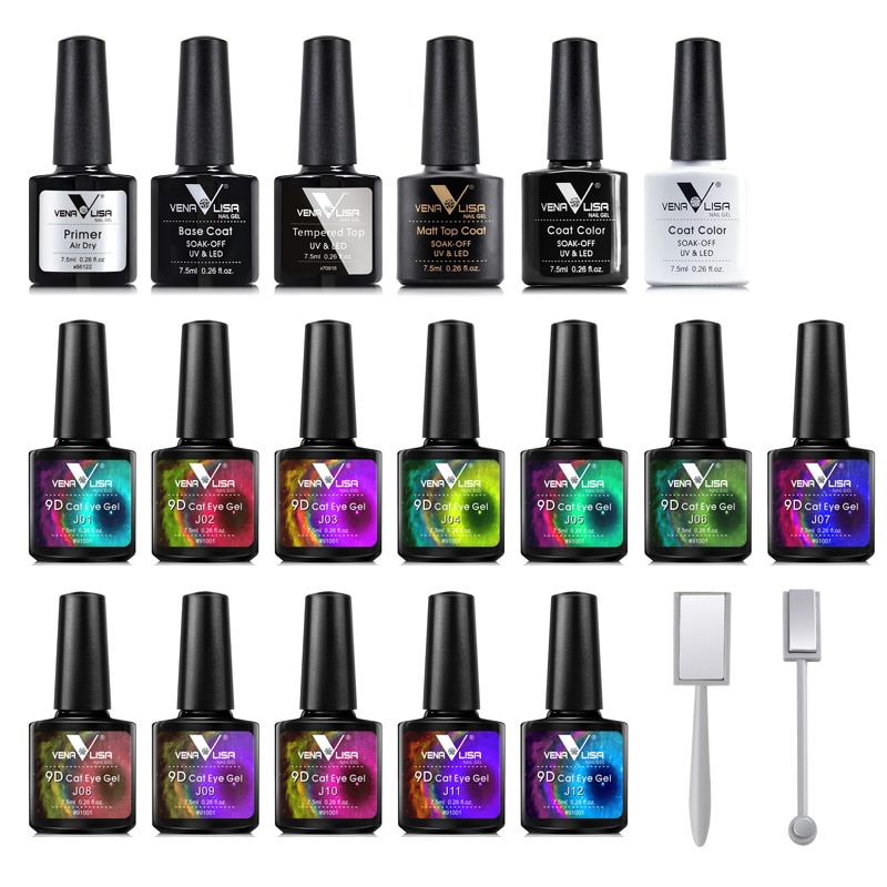 Magnetic Chameleon Nail Gels Set with Tools Magnetic Chameleon Nail Gels Set with Tools