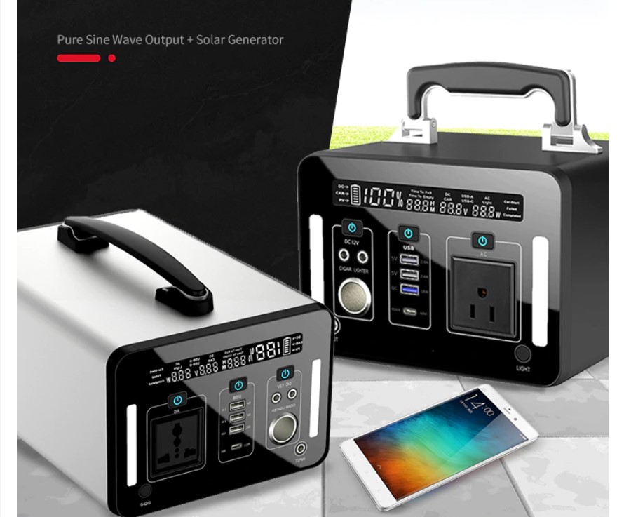 500W / 1000W Portable Solar Power Generator