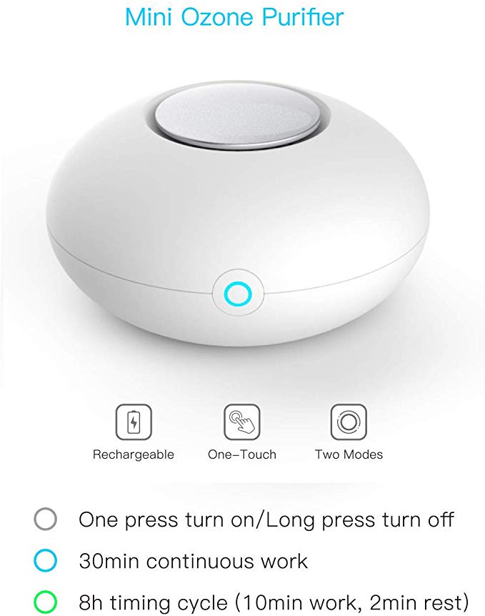 USB Rechargeable Mini Ozone Generator